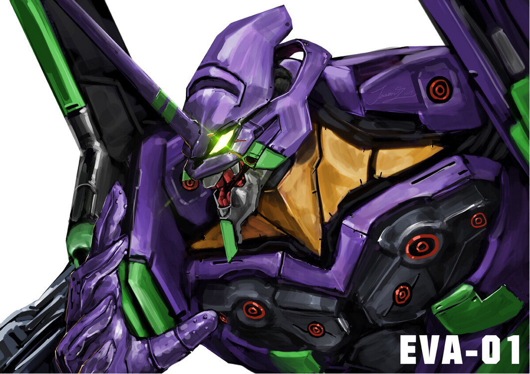 Eva Unit 01 Render by KaijuConvoy on DeviantArt