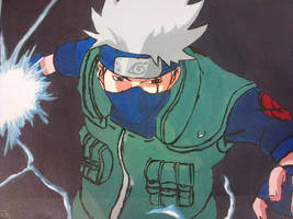 Kakashi-RAIKIRI-Pintura