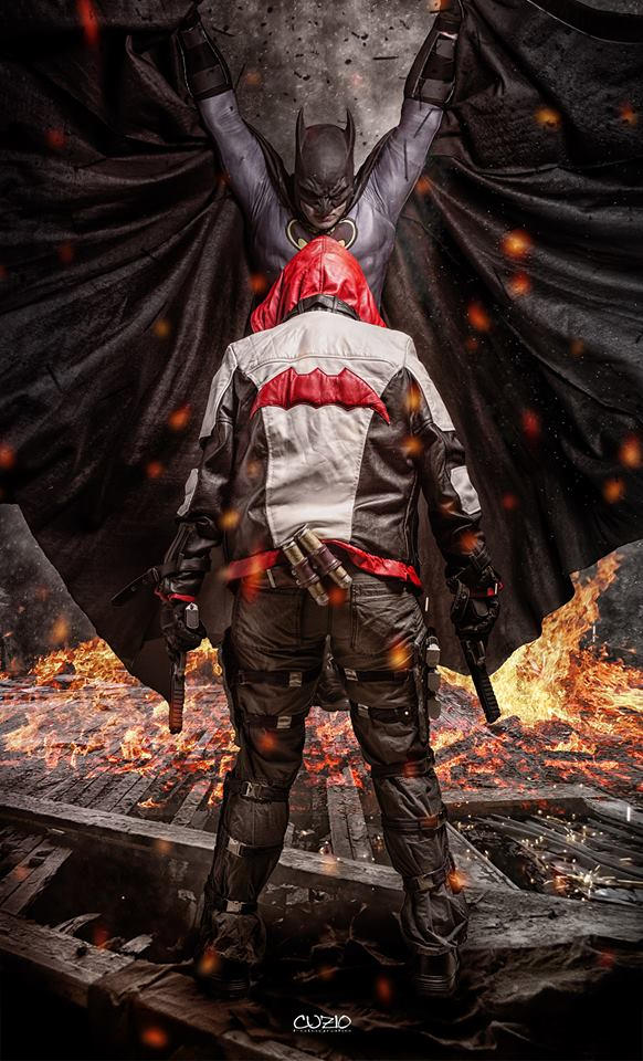 Batman vs Red Hood - cosplay photoshooting