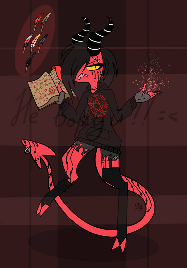 Imp girl adopt from my friend by ILoveFraxus on DeviantArt