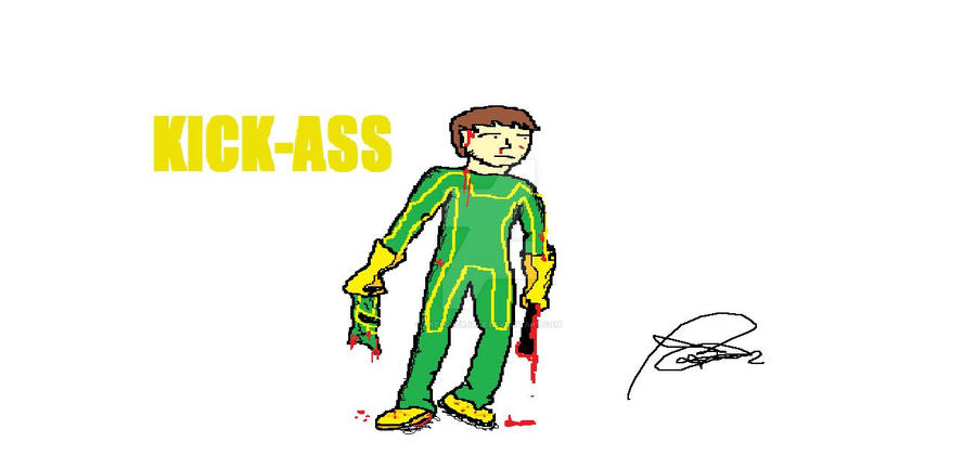 Kick Fan Deviantart Kick Ass Fan Art Attempt 1 by SketcherJake on DeviantArt