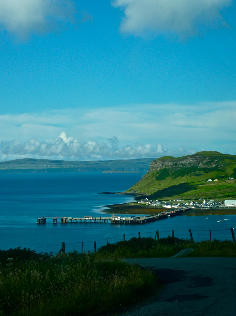 Uig Harbour view