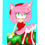 amy rose sentada