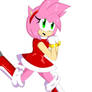 AMY ROSE CORRIENDO