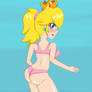 princesa peach en bikini