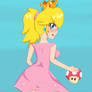 princesa Peach Con Vestido