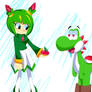 Cosmo Y Yoshi amigos