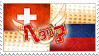 Hetalia SwissLiech Stamp