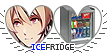 APH IceFridge Hearts Couple Stamp by World-Wide-Shipping