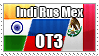 India x Russia x Mexico OT3 Stamp