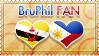 Hetalia BruPhil Fan - Stamp