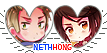 APH NethHong Hearts Couple Stamp