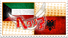 Hetalia KuwAlb Stamp