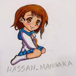 chibi cute girl by HasssanArt