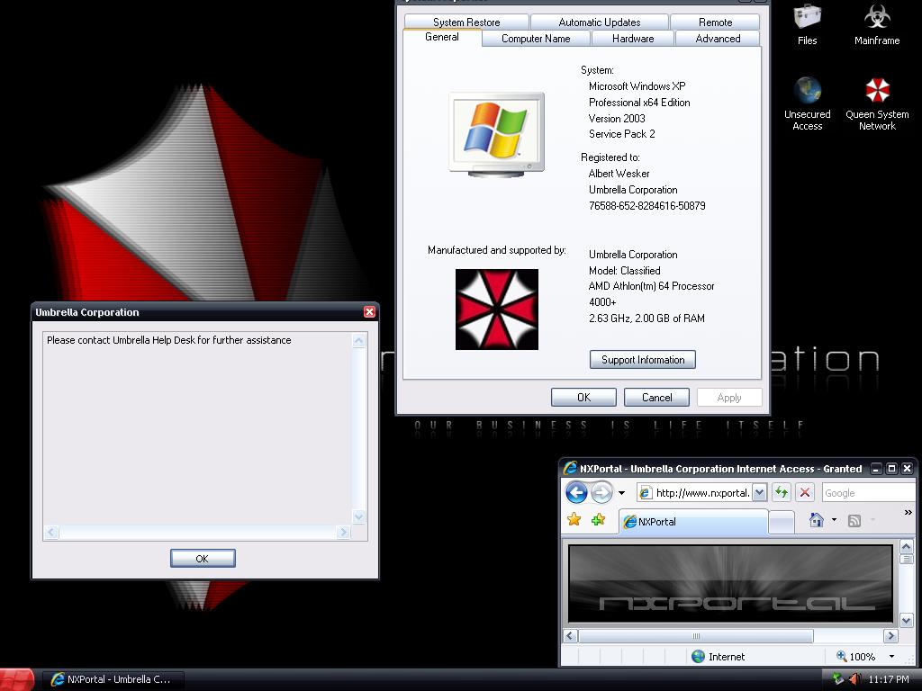 Umbrella Corporation theme