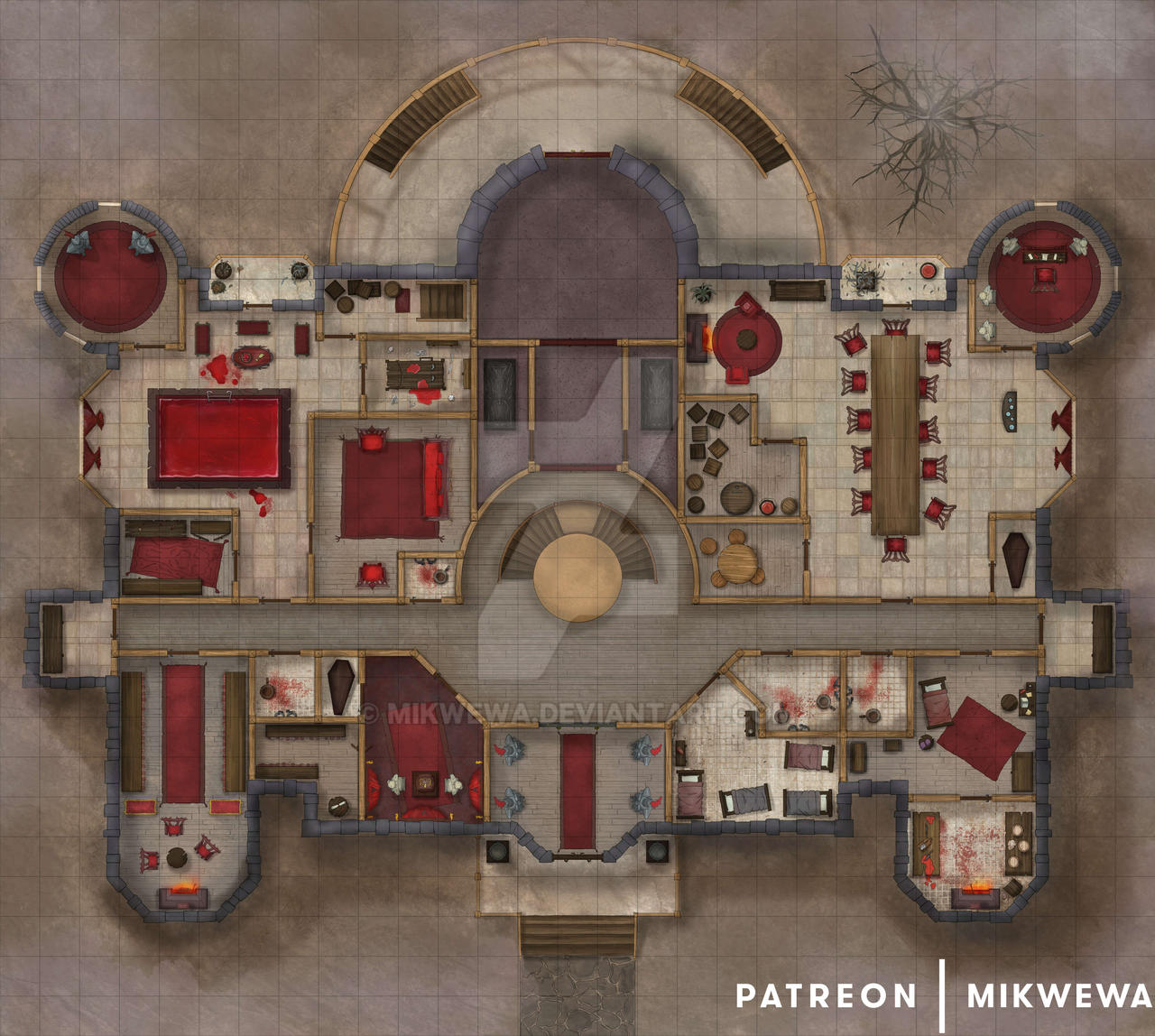 Vampire Mansion By Mikwewa On DeviantArt vampire-mansion-by-mikwewa-on-deviantart