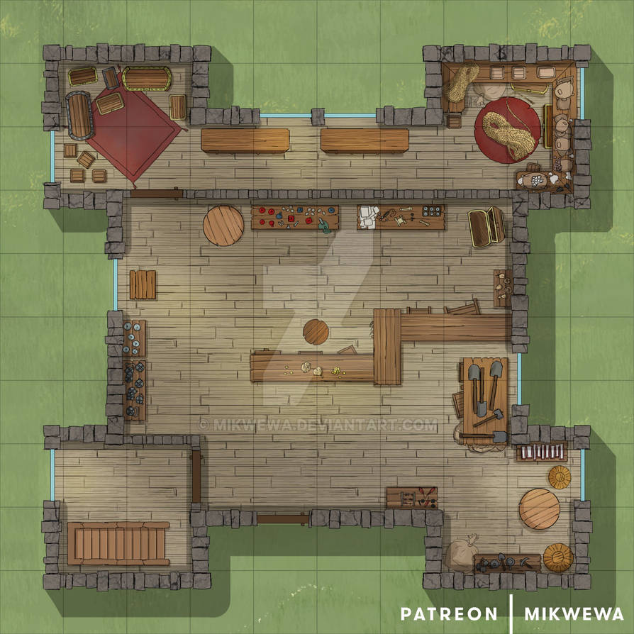 General Shop Map by mikwewa on DeviantArt