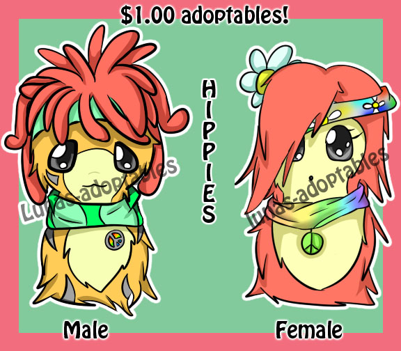 Scarfblob Hippy Adoptables [lowered price]