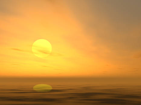 Photoshop sunset