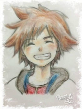 Sora smiling