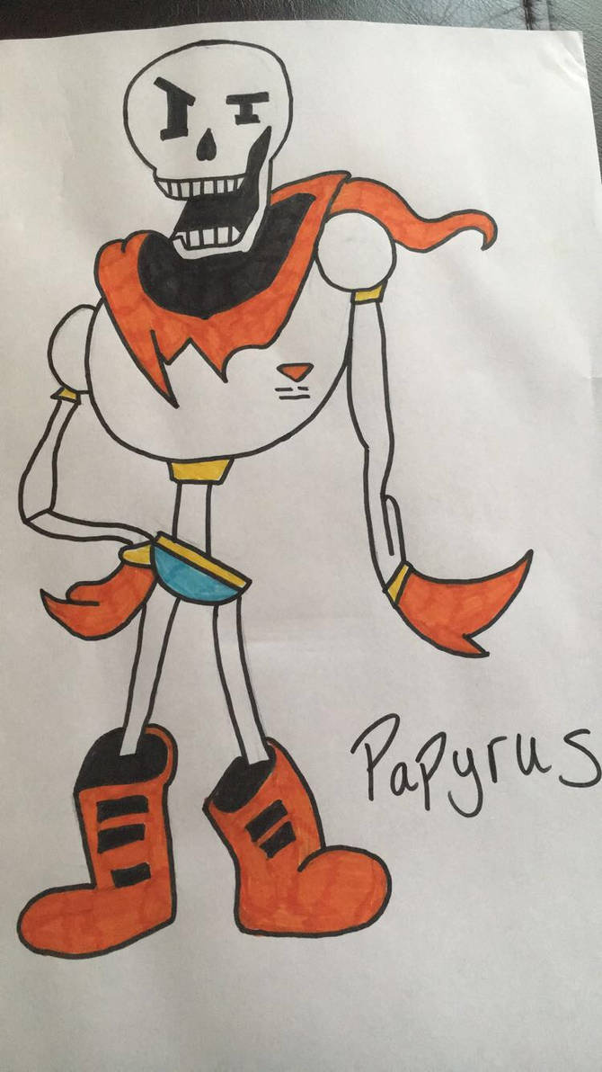 Pappyrus Drawing Papyrus Drawing by WolfixDoesArt on DeviantArt