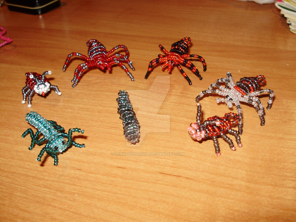 Beaded insects