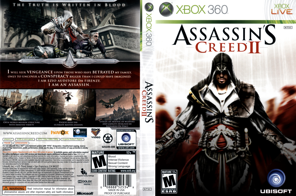 Assassin's Creed 2 Alternate Cover by NickReaper on DeviantArt
