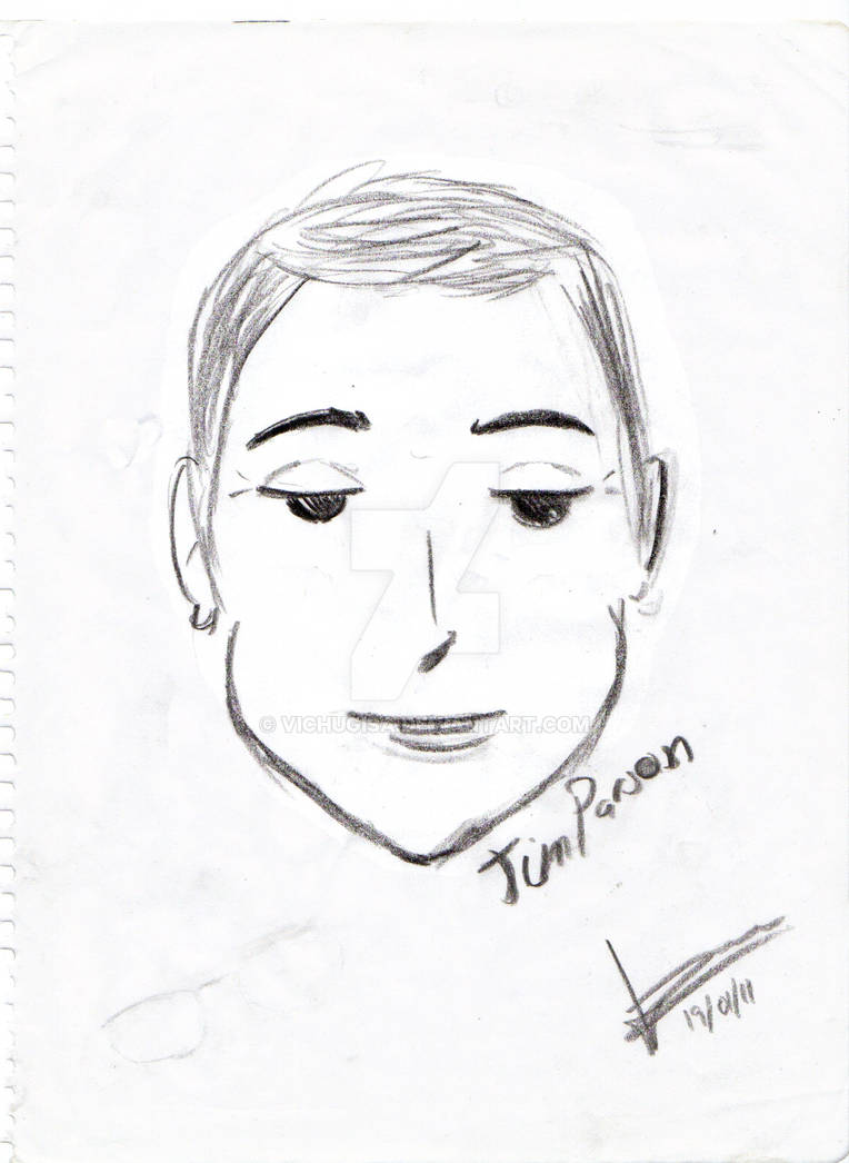Jim Parson sketch by Vichugisa on DeviantArt