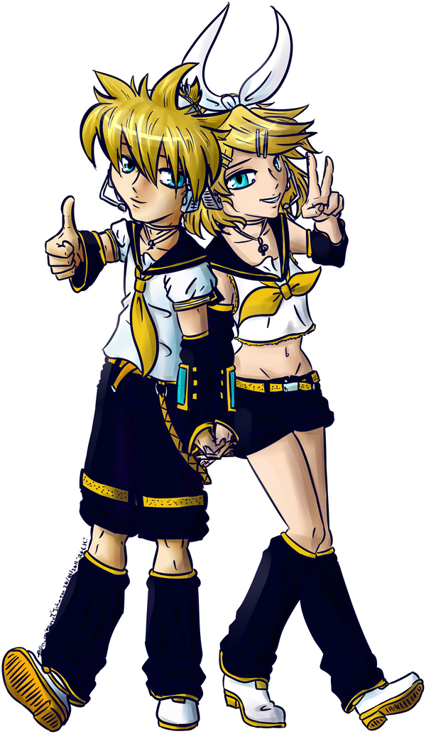Len And Ryn Rin and Len by ParallelPenguins on DeviantArt