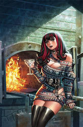 Grimm Fairy Tales Holiday Pinups cover (Zenescope)