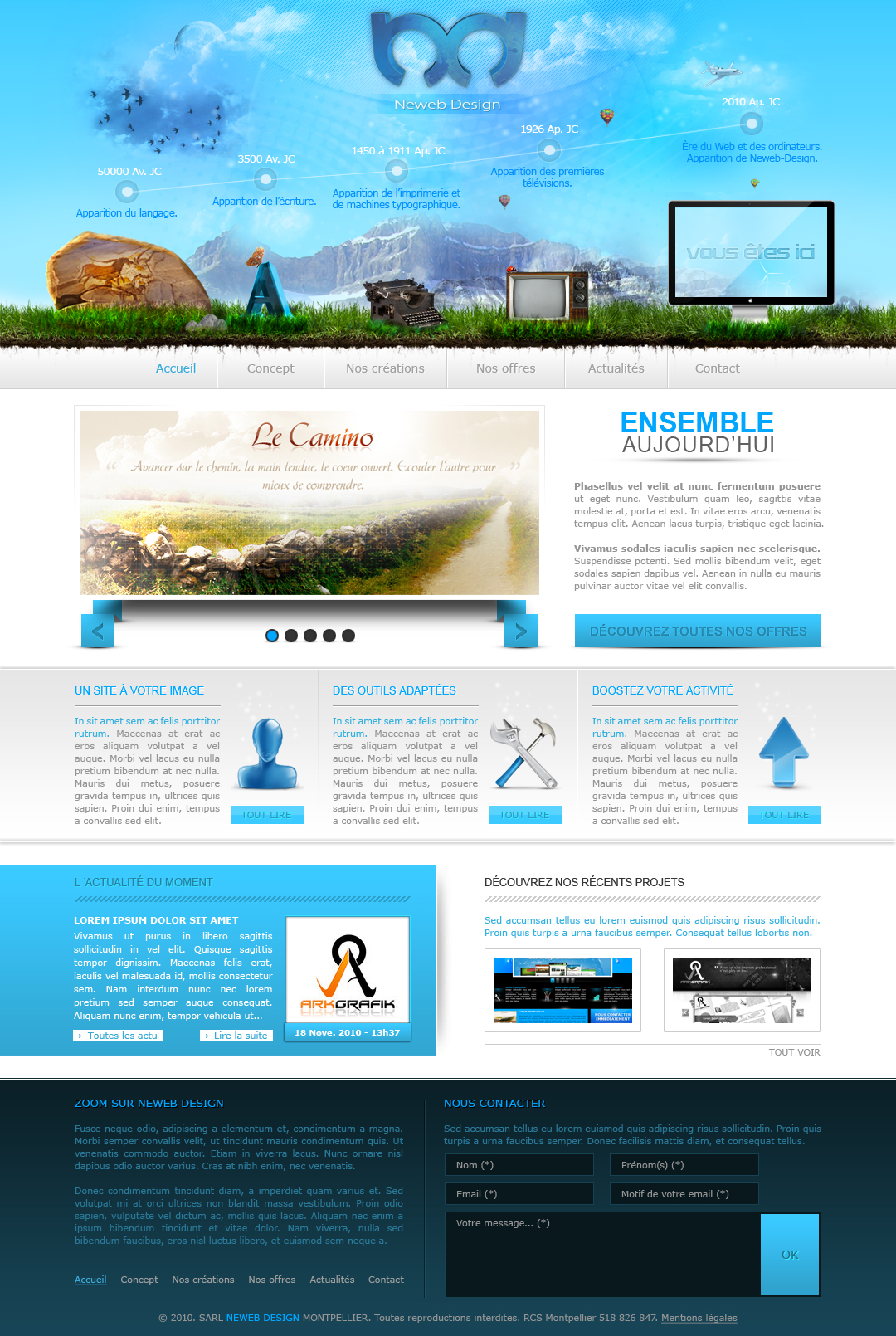 Neweb Design final proposal