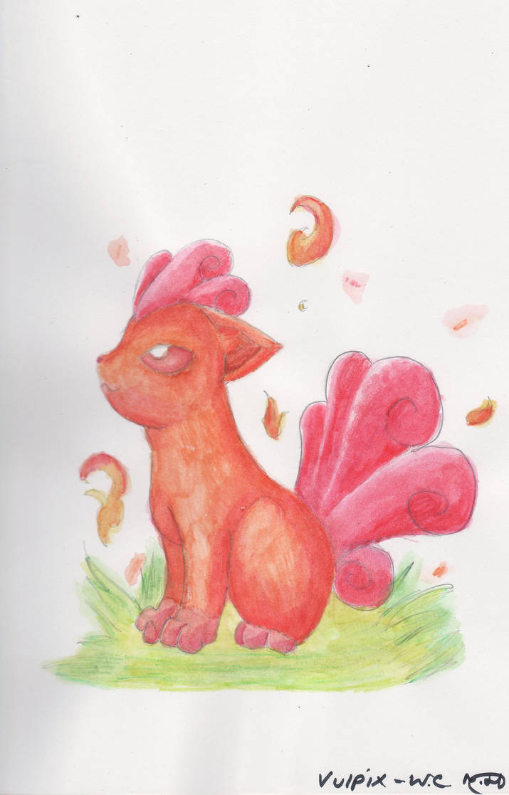 - POKEMON Vulpix: Watercolour - by Celestial-SLX on DeviantArt