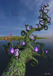 The Tree with the Purple Fruit by ArthurBlue