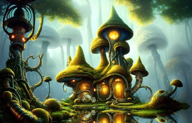 The Surreal House of Mushrooms