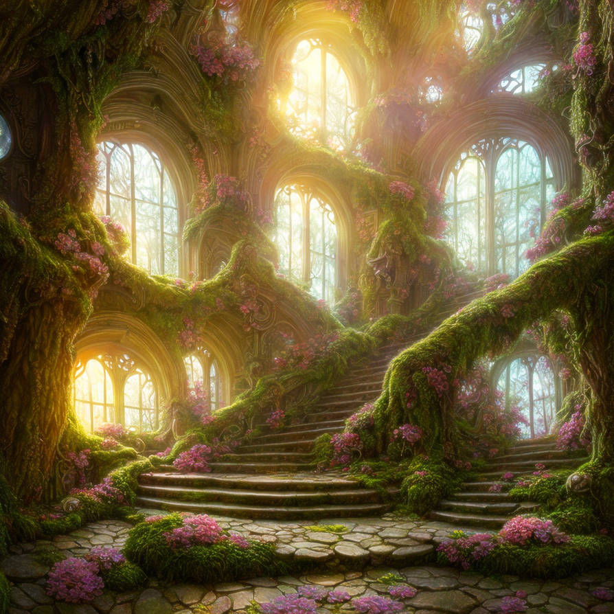 The Great Forest Hall By ArthurBlue On DeviantArt the-great-forest-hall-by-arthurblue-on-deviantart