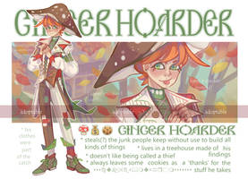 Ginger Hoarder| Adoptable #16 |OPEN by RAINTELLIX