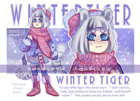 Winter Tiger| Adoptable Auction | OPEN by RAINTELLIX