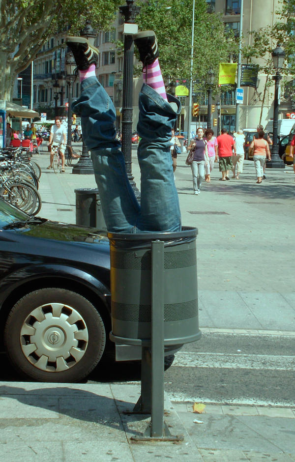 Legs in the trash by claraxtwloha on DeviantArt