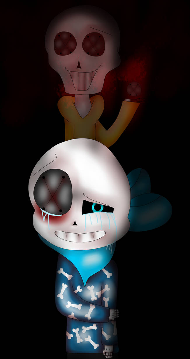 ButtonTale sans and papyrus by Galaxi-Kumu on DeviantArt