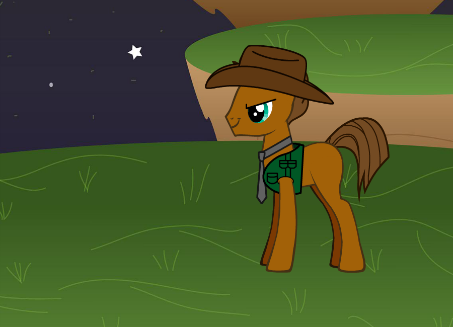 Tex Murphy as a Pony