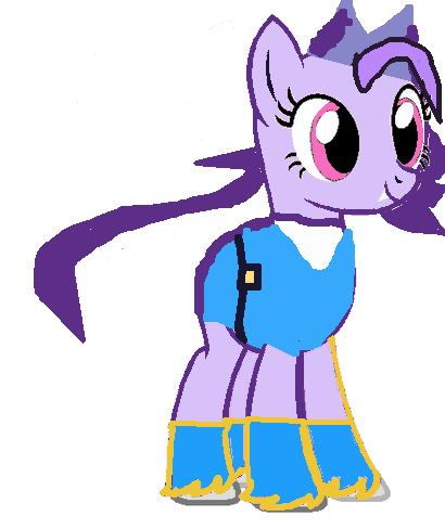 Sash Lilac as a Pony Dragon