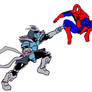 Spidey vs Shredder