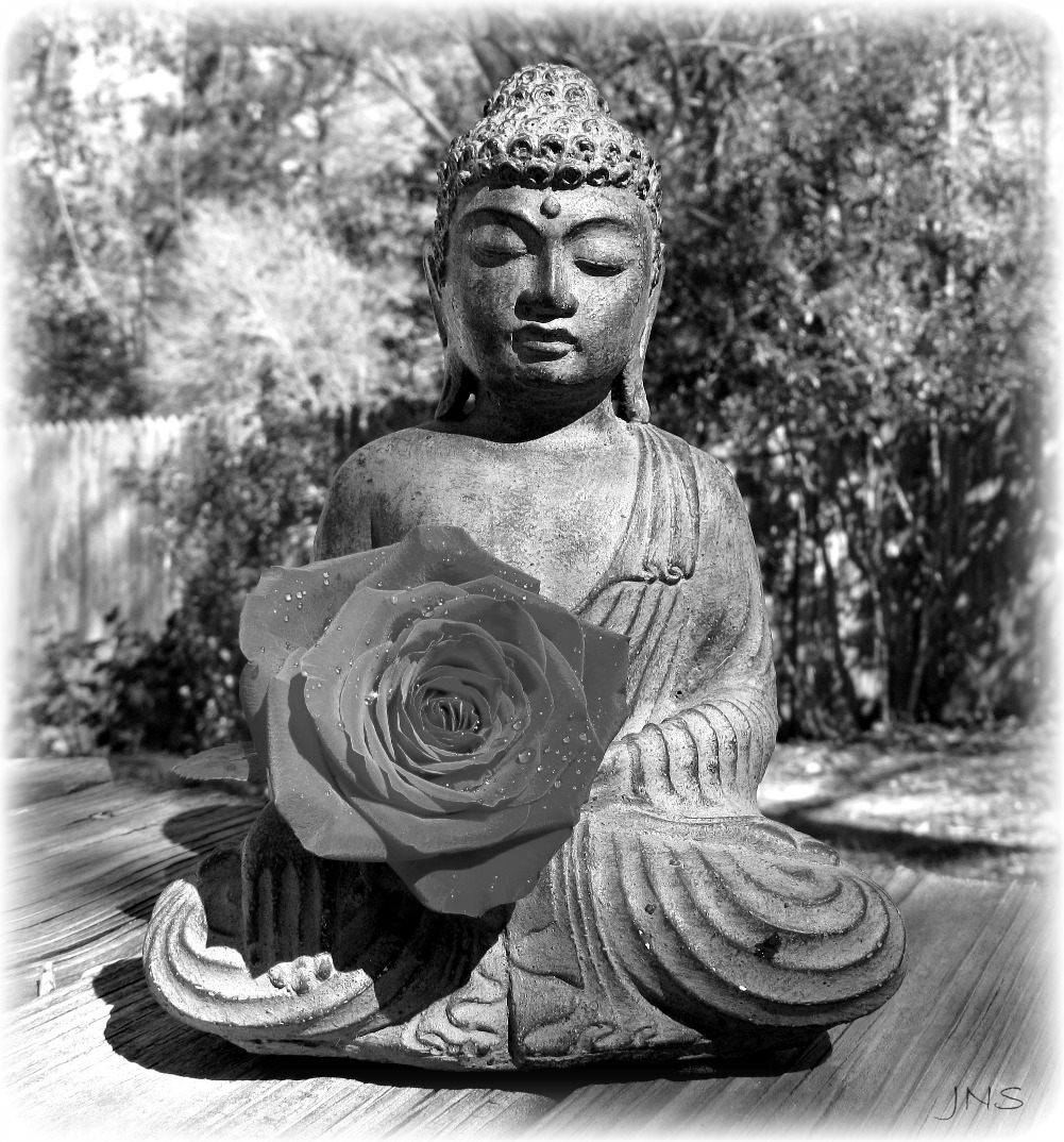 Buddha in BW