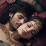 A sleeping portrait of two gypsy lovers