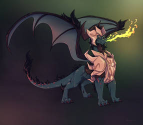 TLOS Fire/Earth Dragon [for wolfang123]