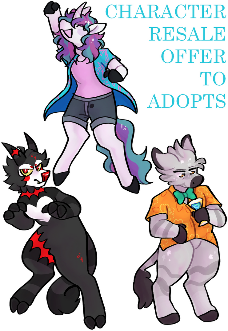 Hooved Character Various Hooved Offer to Adopts OPEN by catastrophyte on DeviantArt
