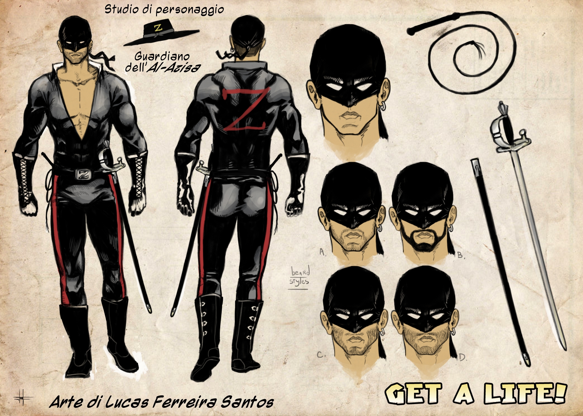 Studio per Guardiano dell'Al-Aziza