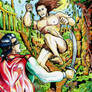 GaL bonus color art - Zigomar versus Tarzan