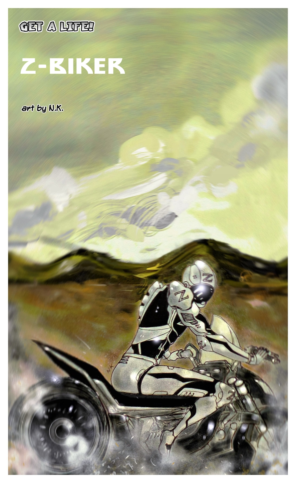 The Z-Biker - art bonus by NK