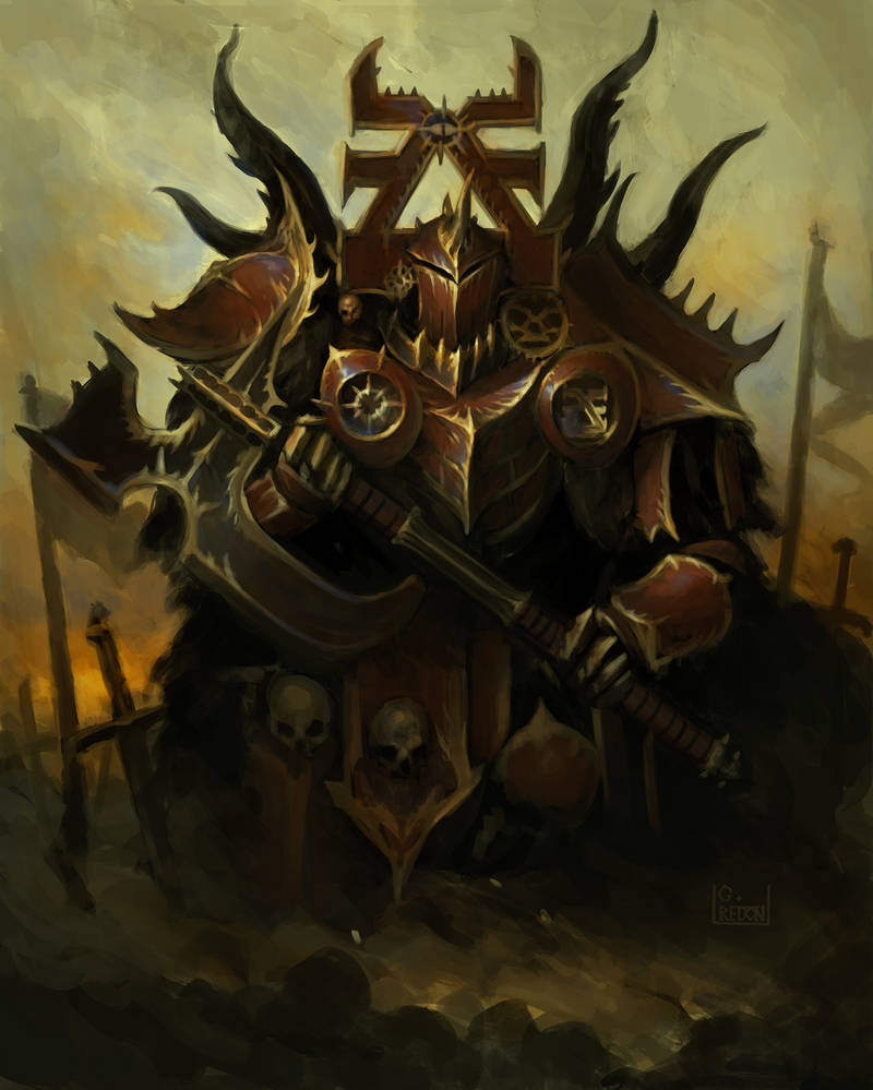 Chaos Khorne Lord warhammer Fan Art By G Redon On DeviantArt chaos-khorne-lord-warhammer-fan-art-by-g-redon-on-deviantart